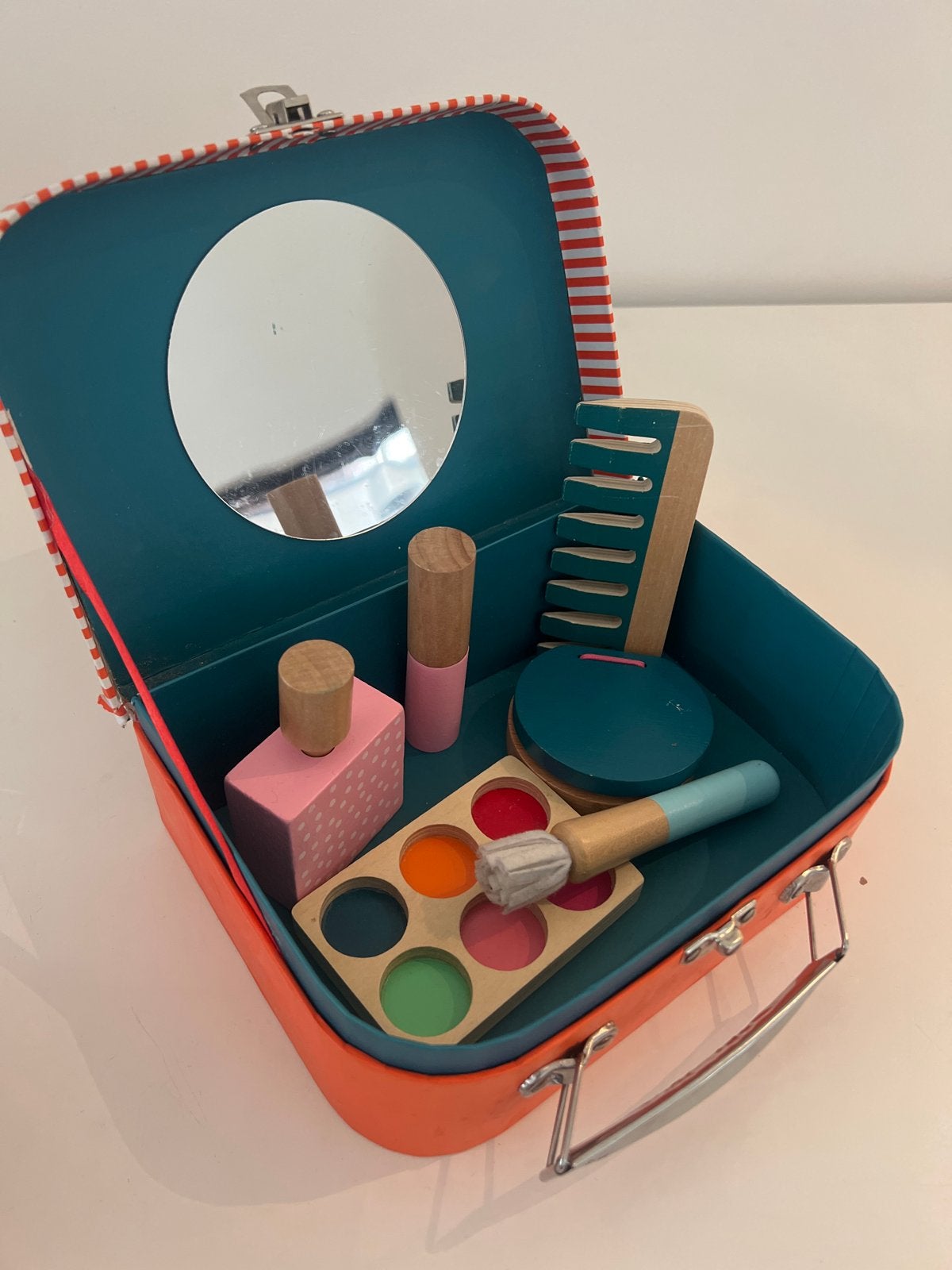 Houten make-up set in koffer Hema, Ophalen, Zo goed als nieuw, Meisje