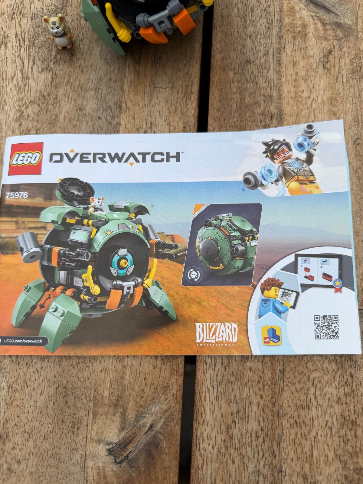 LEGO Overwatch Wrecking Ball 75976 met Hamster Minifiguur, Overige thema's, Lego, Ophalen of Verzenden, Zo goed als nieuw