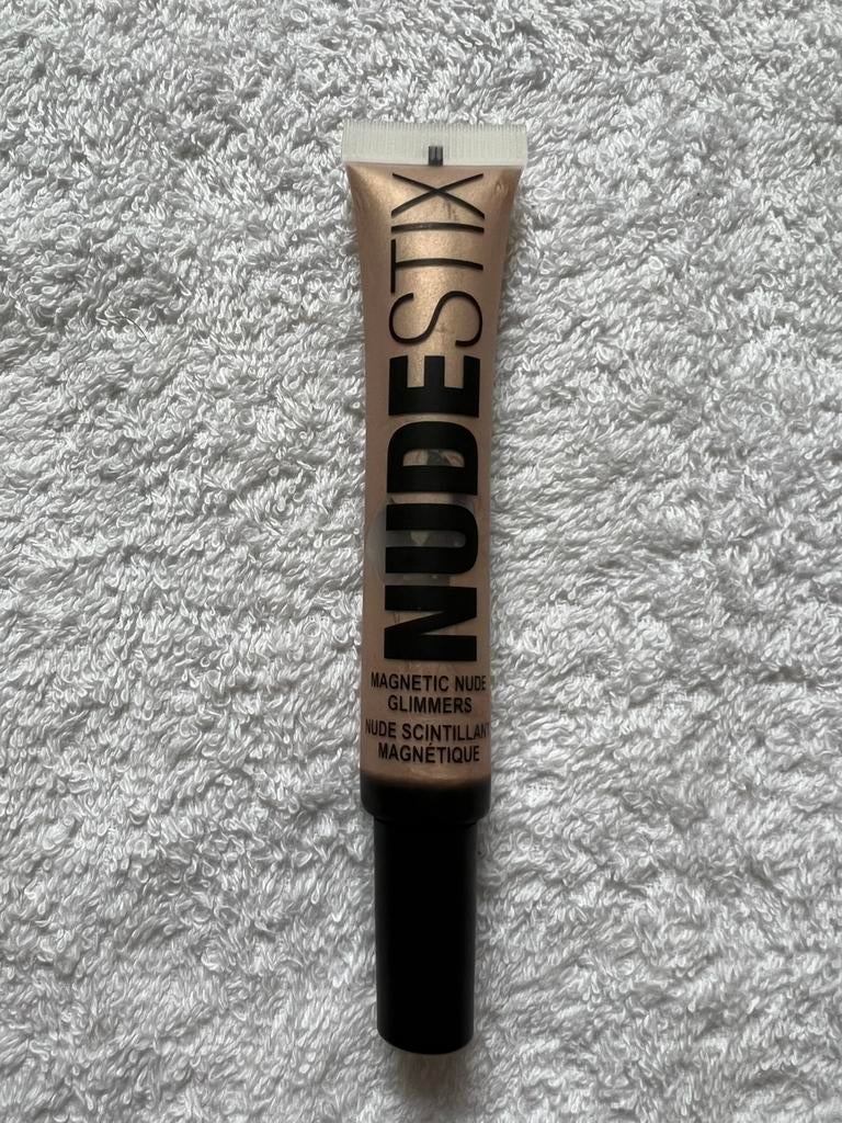 NudeStix Magnetic Nude Glimmers Highlighter 99% Angel, Ophalen, Zo goed als nieuw, Gehele gezicht, Make-up