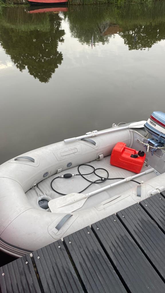 Boot te koop vortex yamaha 4 pk 2 taks, Watersport en Boten, Ophalen, Zo goed als nieuw, Motor en Techniek, Motorboot