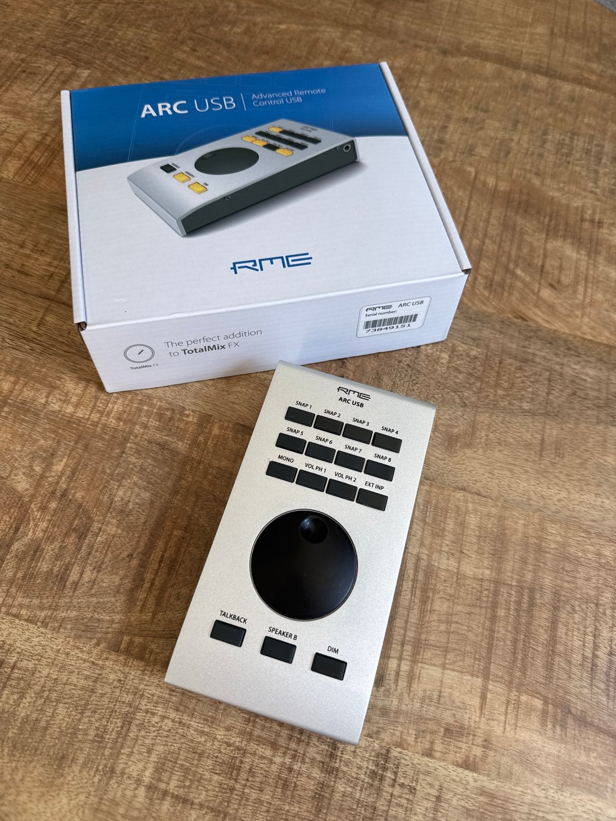 RME ARC, Info@rme-audio.de, Ophalen of Verzenden, Zo goed als nieuw, Origineel