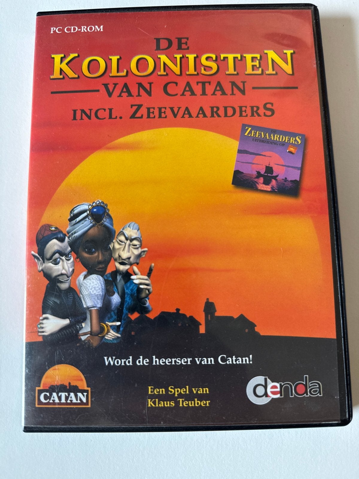 De Kolonisten van Catan incl. Zeevaarders PC CD-ROM, Gebruikt, Eén computer, Ophalen of Verzenden, 3 spelers of meer
