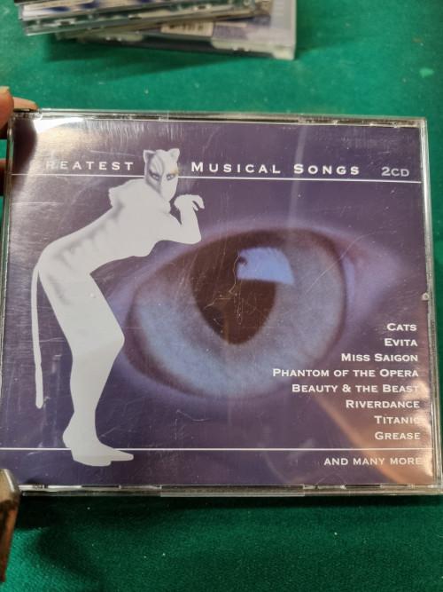 cd greatest musical songs, Ophalen of Verzenden