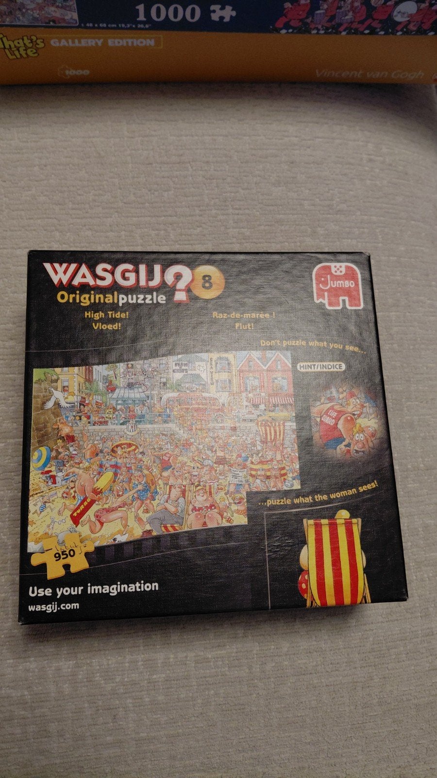 WASGIJ - Vloed! - 999 stukjes, Ophalen, 500 t/m 1500 stukjes, Gebruikt, Legpuzzel
