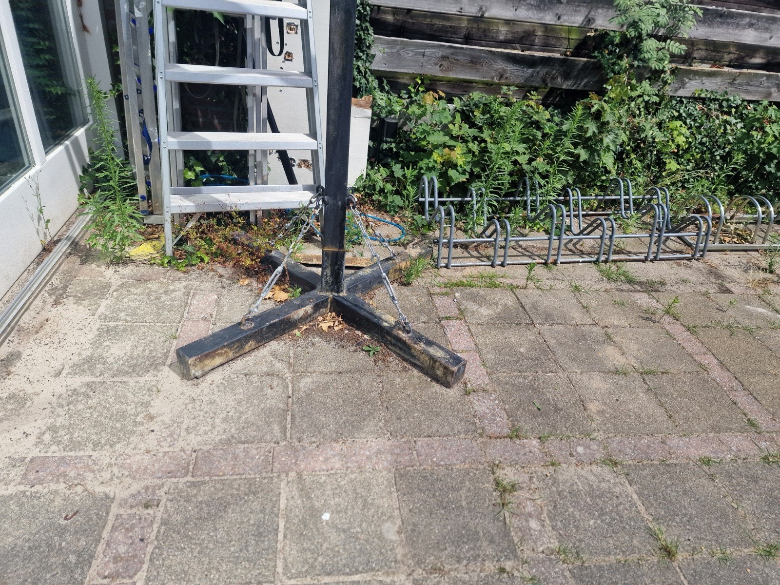Zware Professionele Bokszak Standaard voor 2 Bokszakken, Ophalen, Gebruikt, Bokszak