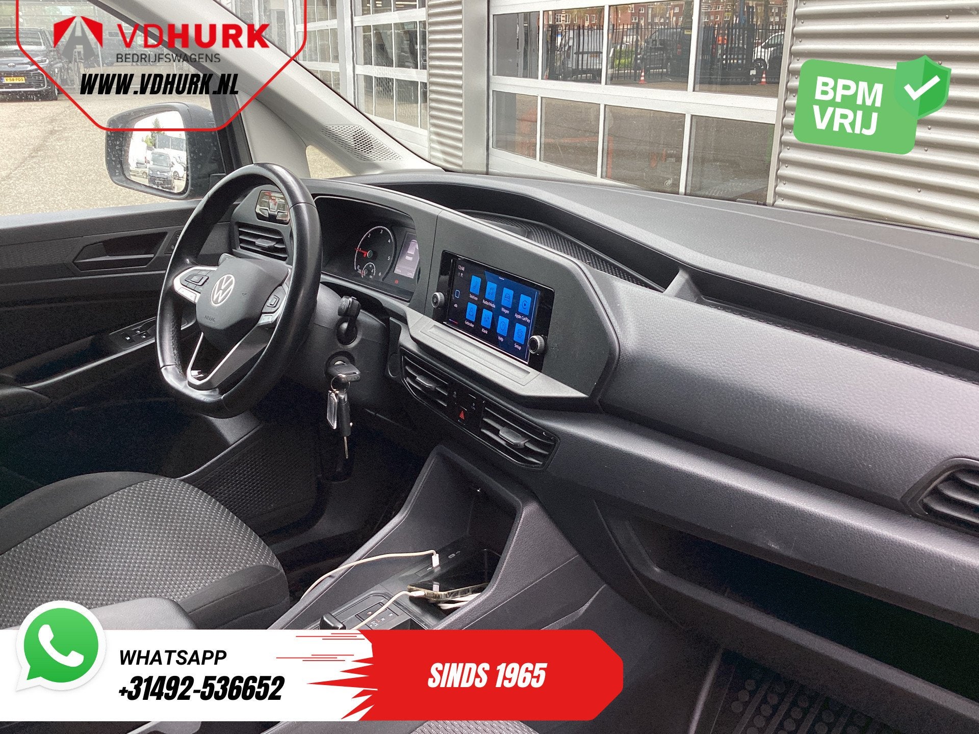 Volkswagen Caddy Cargo Maxi 2.0 TDI 125 pk DSG Aut. Carplay/, Auto's, Stof, Gebruikt, 4 cilinders, Volkswagen