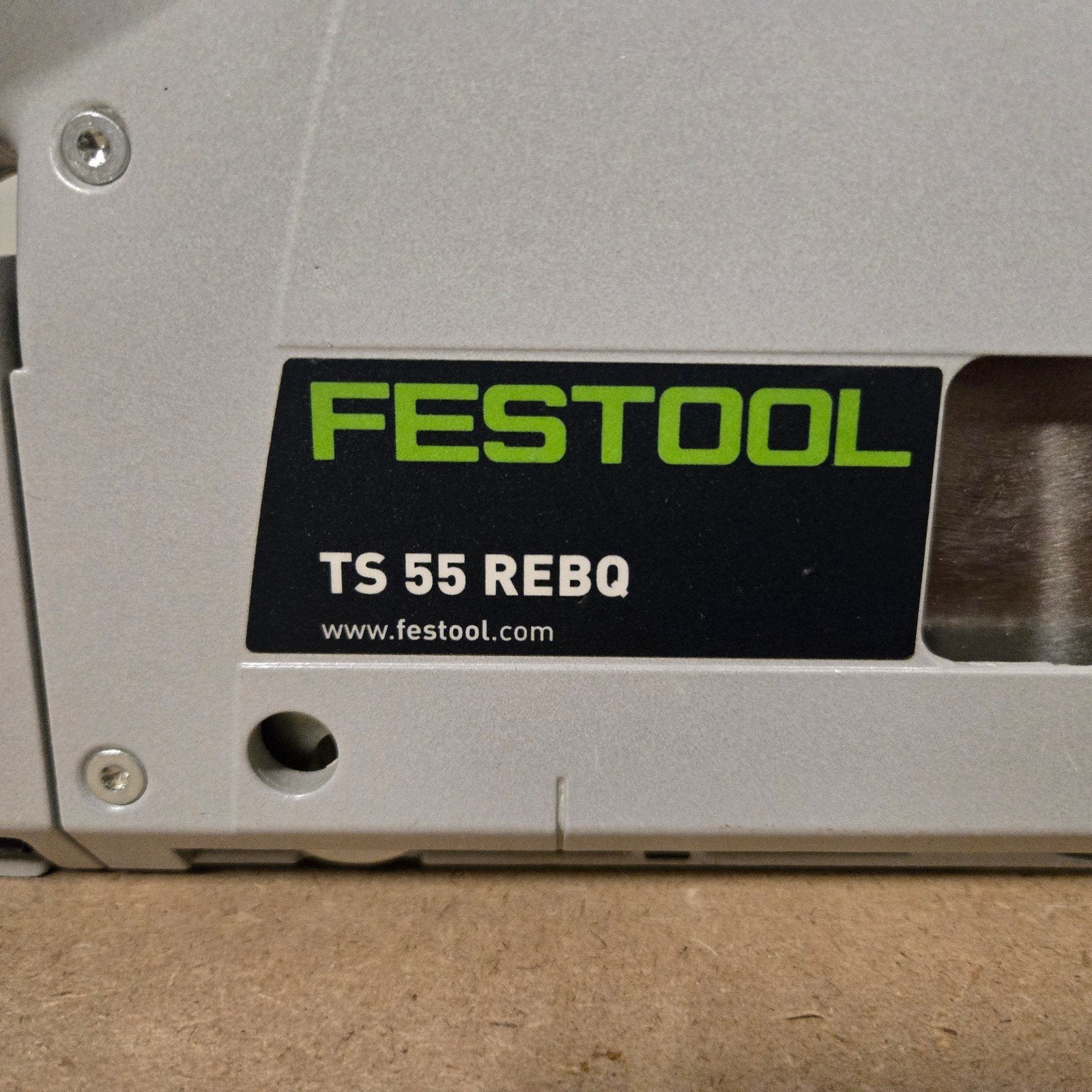 Foto 2 van Festool invalzaag TS 55 REBQ met 2x 1400mm geleiderails