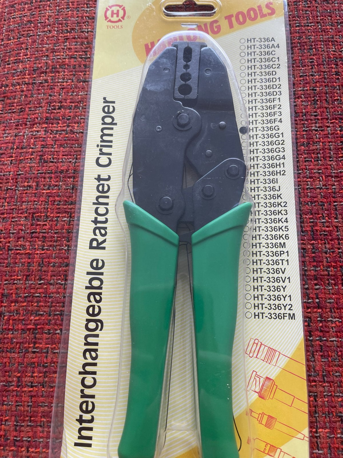 Interchangeable Ratchet Crimper - Nieuw in verpakking, Doe-het-zelf en Verbouw, Ophalen of Verzenden, Nieuw, Tang, Overige merken