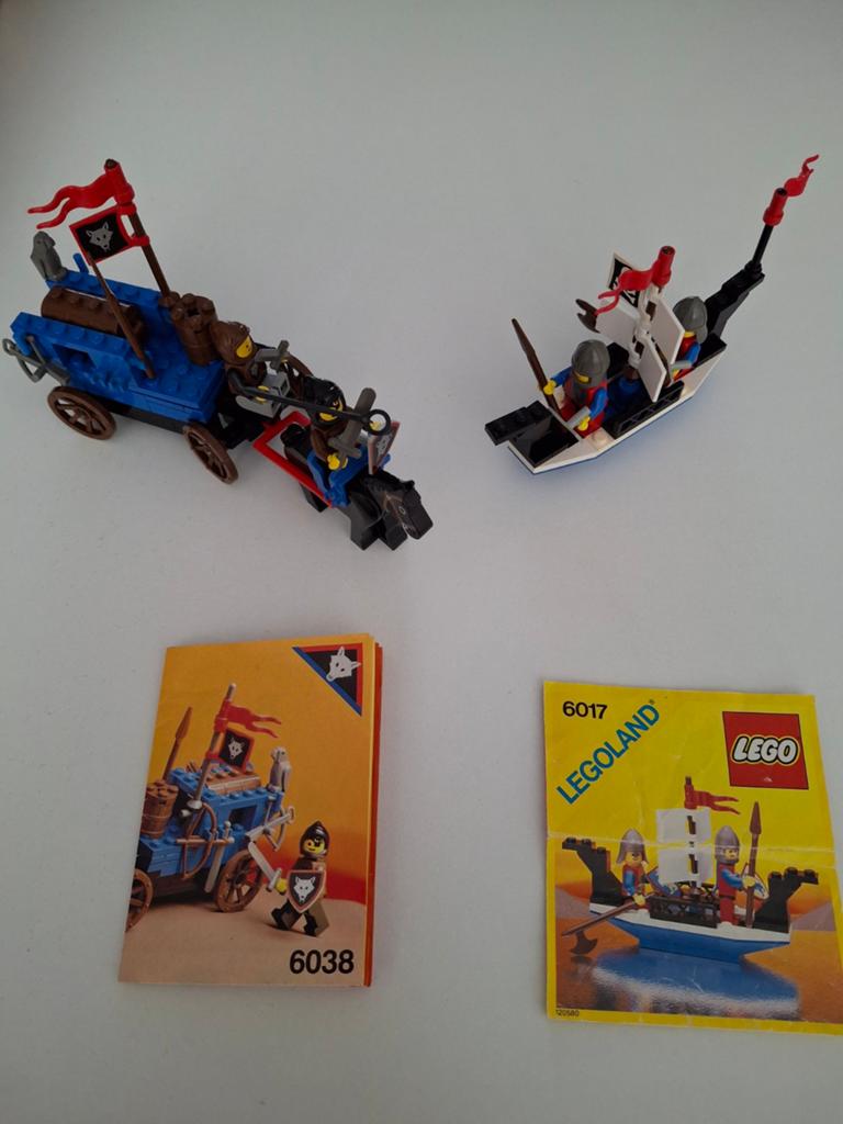 Te koop: vintage Lego sets 6017 en 6038, Ophalen of Verzenden, Gebruikt