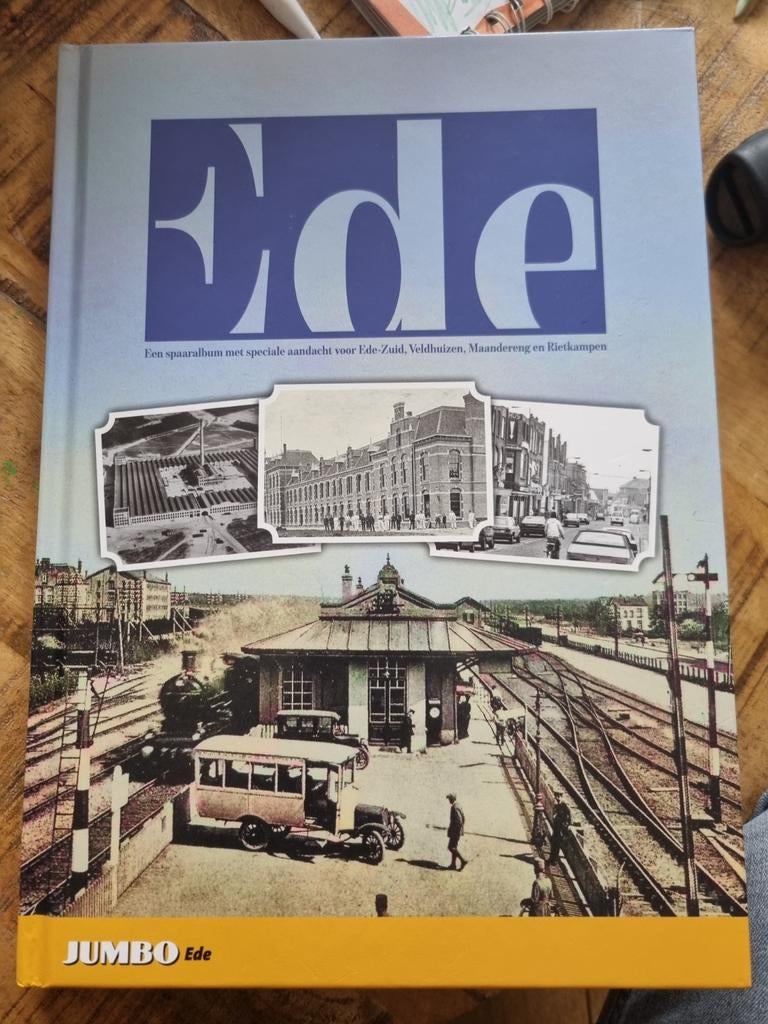Jumbo Ede Spoorwegalbum - Historische foto's, Boeken, Ophalen, 20e eeuw of later, Zo goed als nieuw, Onbekend