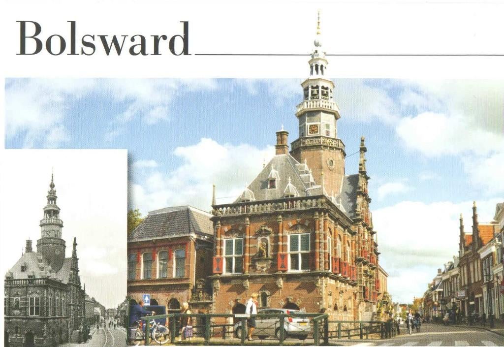 Ansichtkaart: Bolsward, Stadhuis, Ophalen of Verzenden, 1980 tot heden, Ongelopen, Friesland