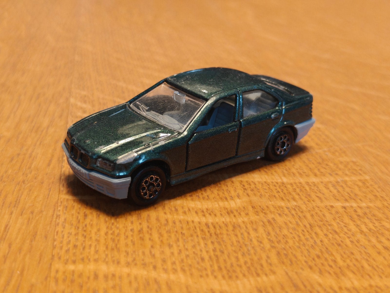 Majorette BMW 323i GROEN, Ophalen of Verzenden, Auto