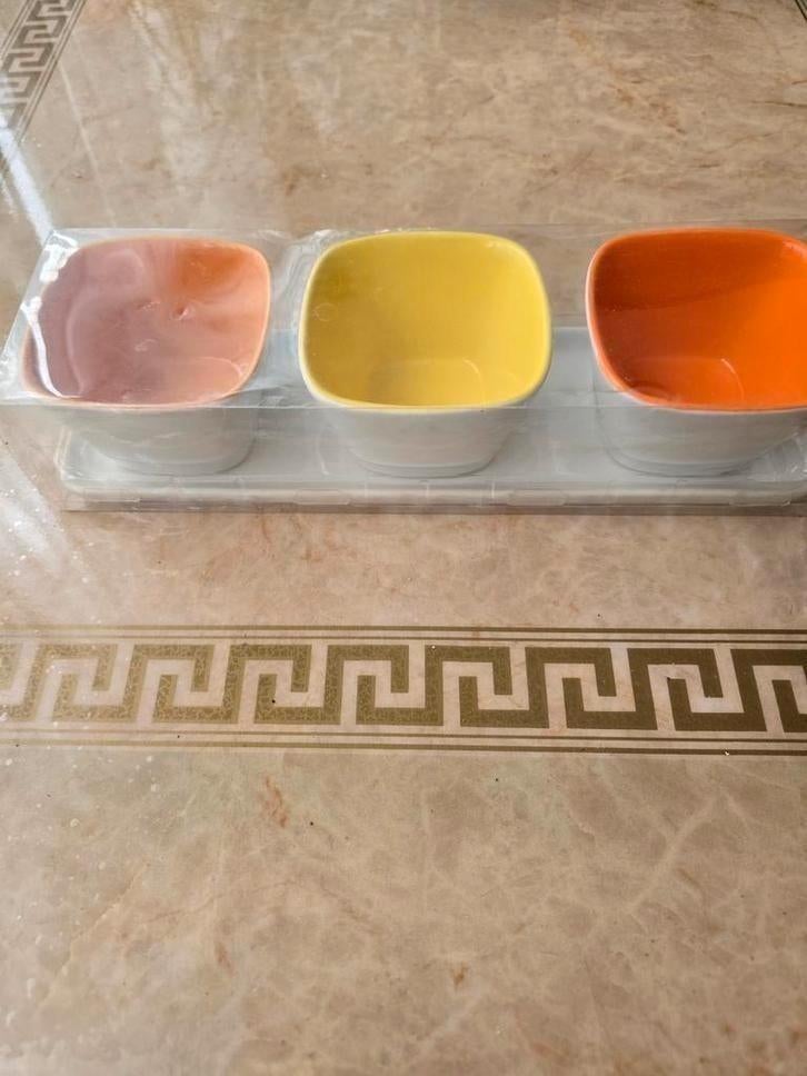 3 Schalenset, Huis en Inrichting, Keuken | Servies, Overige materialen, Nieuw, Ophalen of Verzenden, Schaal of Schalen