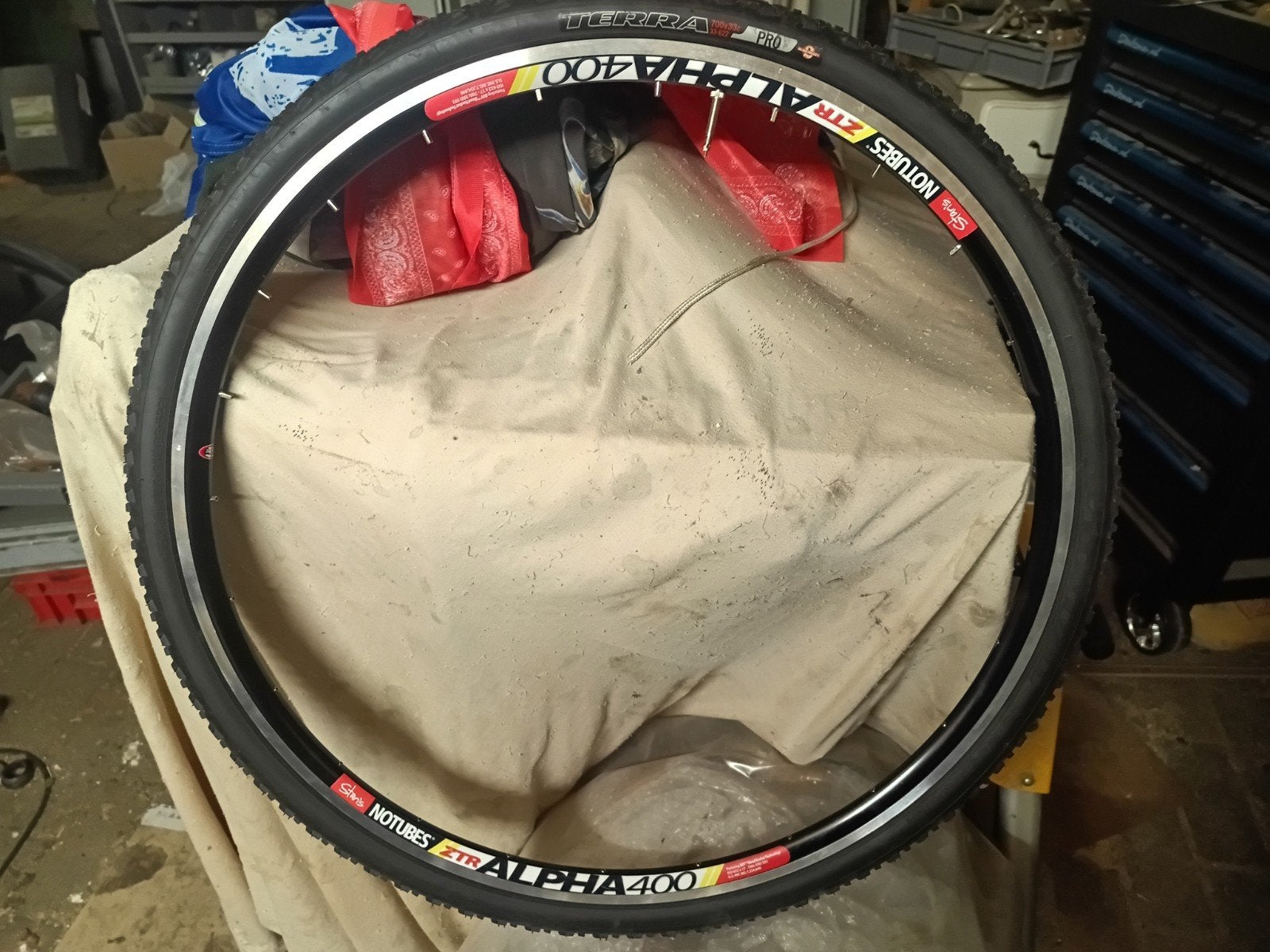 Stan's Notubes ZTR Alpha 400 velgset incl. crossbanden, Wiel, Ophalen of Verzenden, Zo goed als nieuw, Stan's Notubes