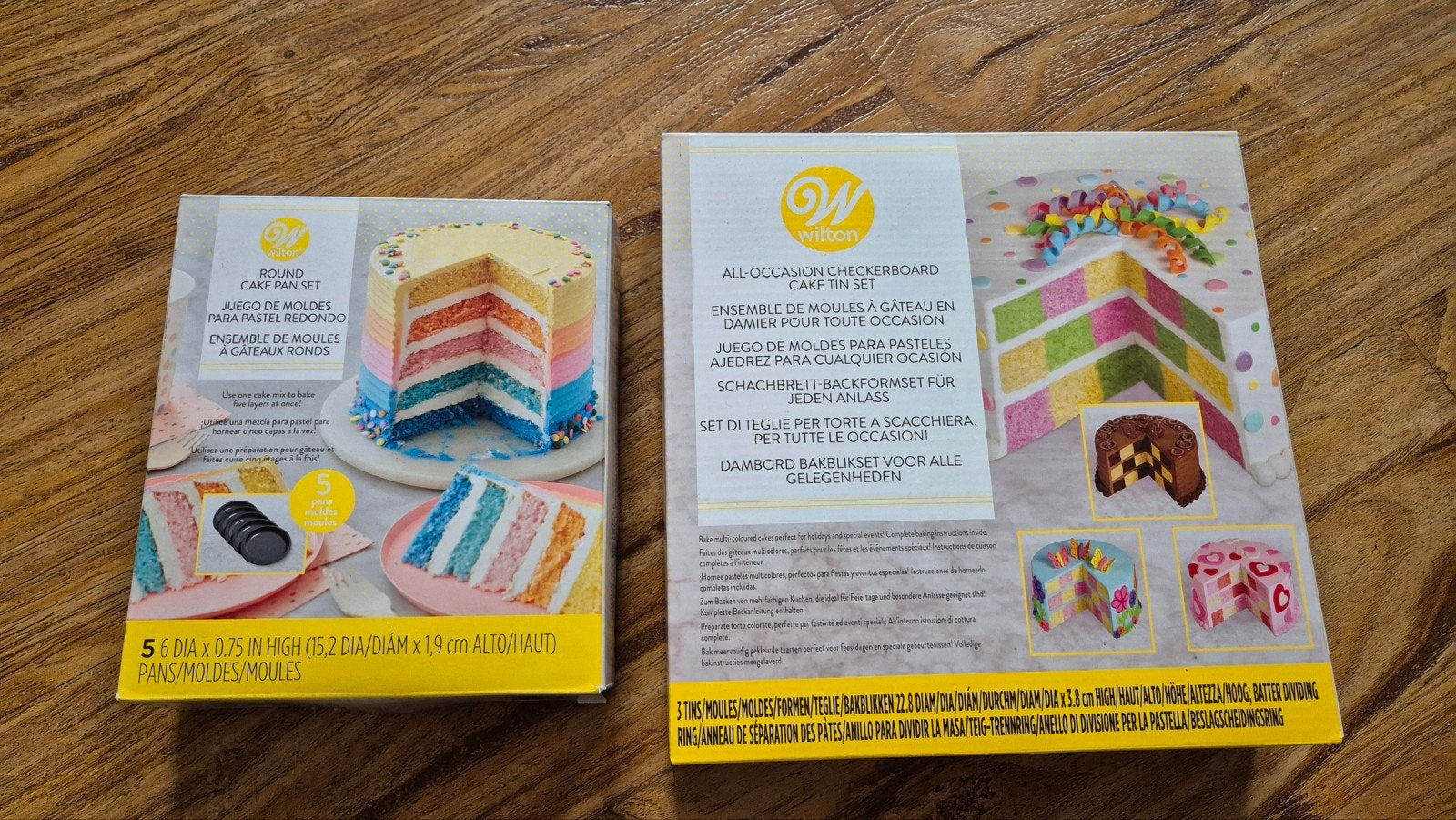 Wilton Bakvormenset - Rond & Dambord - Nieuw, Ophalen of Verzenden, Nieuw, Taarten, Bakvorm