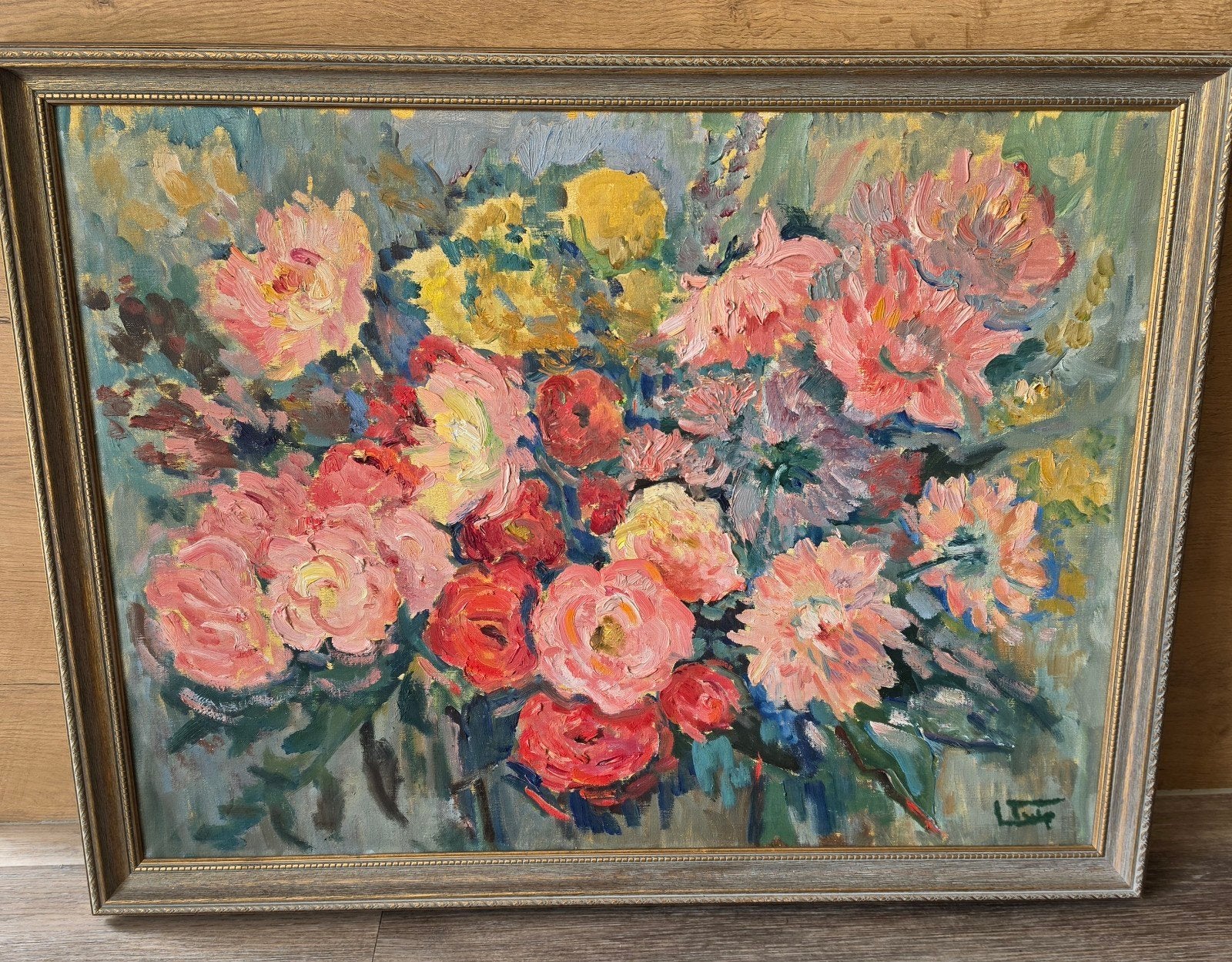 Schilderij L Tulp, Antiek en Kunst, Ophalen