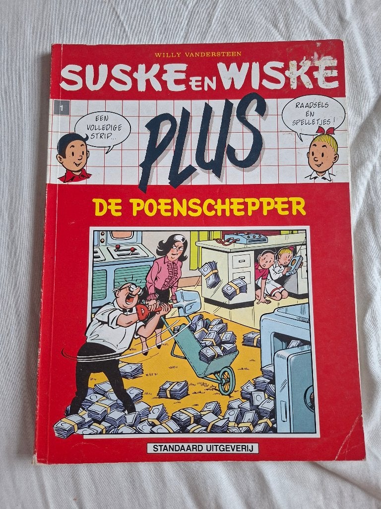 Suske en Wiske plus, de poenschepper, Boeken, Eén stripboek, Ophalen of Verzenden, Gelezen