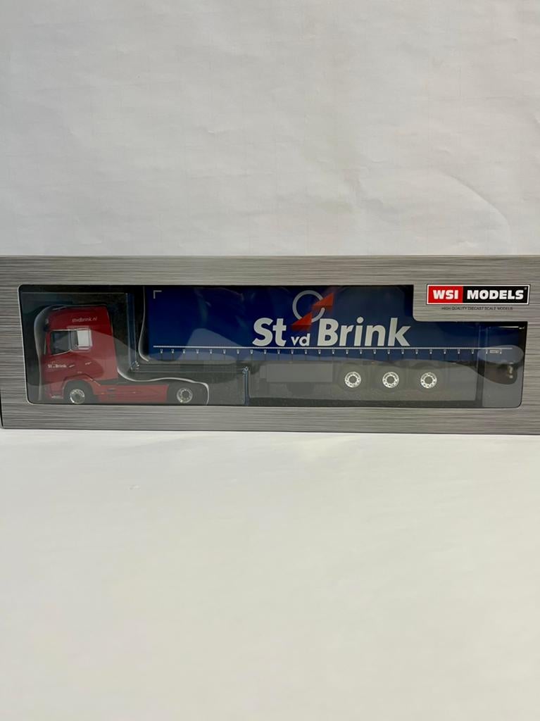 St vd Brink DAF XG+ met huifoplegger 1:50, Hobby en Vrije tijd, Modelauto's | 1:50, St vd Brink, Nieuw, Tolweg 15 Ermelo, Ophalen of Verzenden