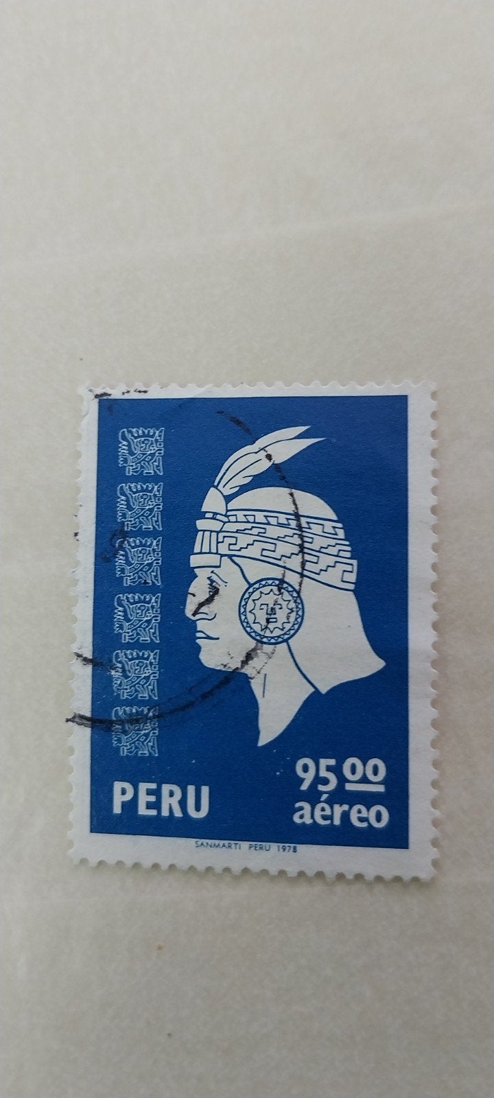 postzegel Peru, Verzenden