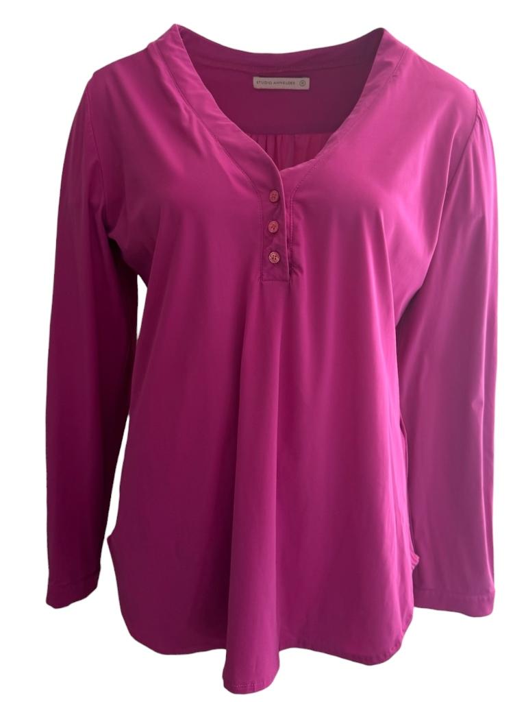Studio Anneloes blouse M (Evi), Kleding | Dames, Blouses en Tunieken, Verzenden, Zo goed als nieuw, Roze