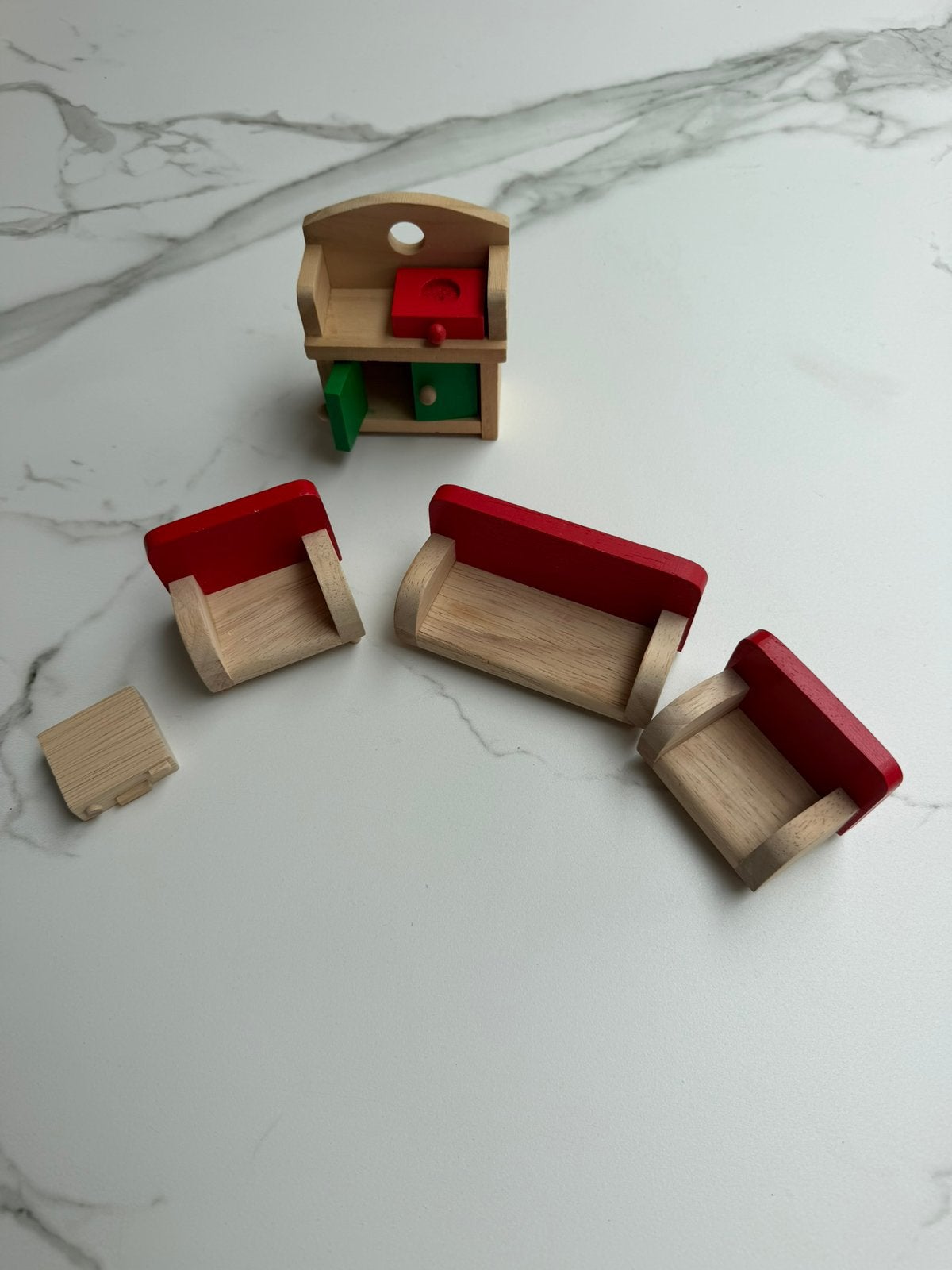 Poppenhuis meubels, Ophalen of Verzenden, Zo goed als nieuw, Poppenhuis