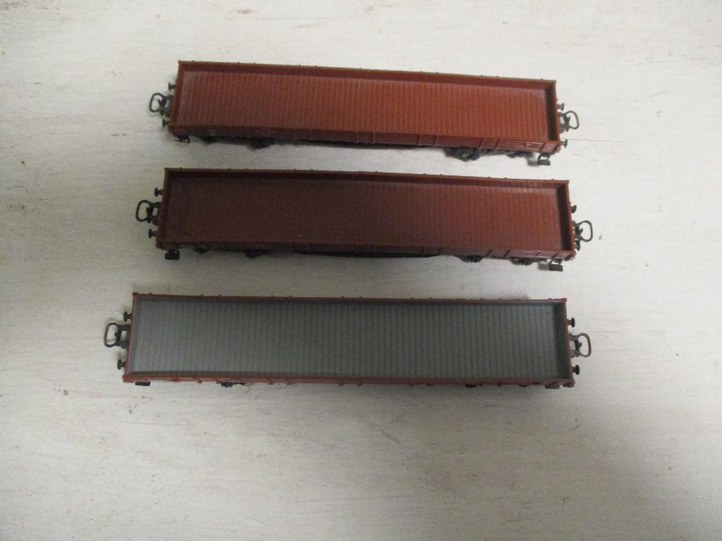 Märklin Lage board wagens lengte 17cm 3x, Ophalen, Wisselstroom, Wagon, Zo goed als nieuw