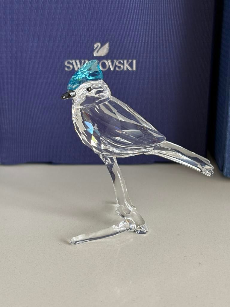 Swarovski blauwe gaai, Ophalen of Verzenden, Zo goed als nieuw, Figuurtje