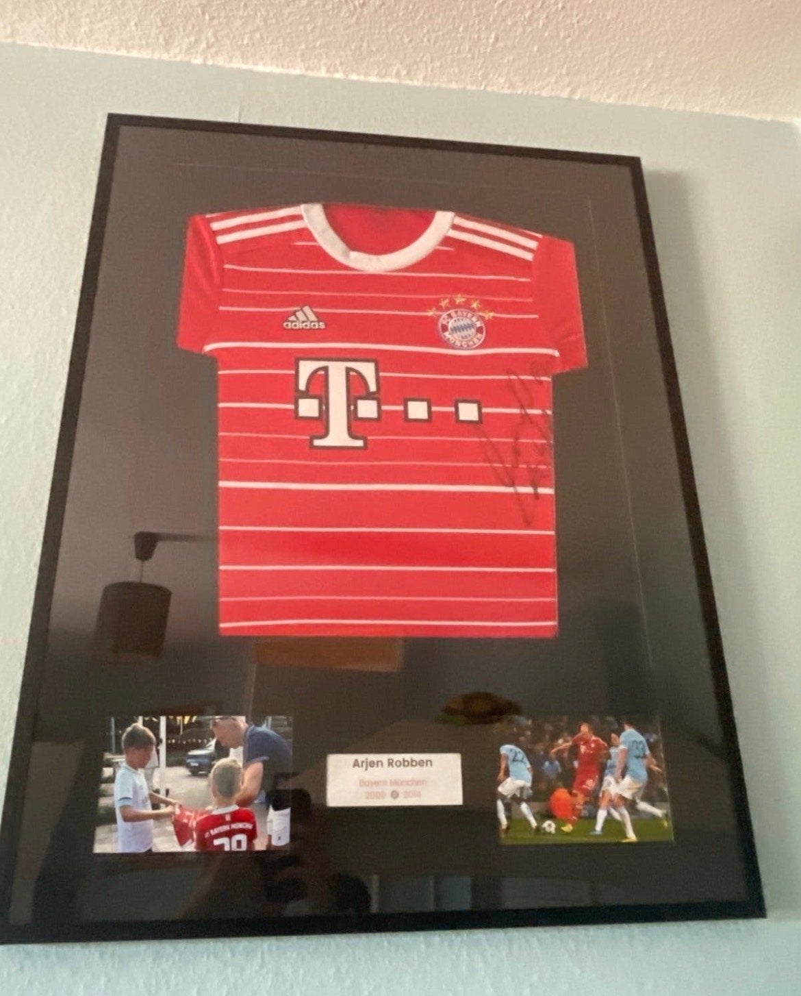 Ingelijst Bayern München shirt gesigneerd door Arjen Robben, Ophalen, Gebruikt, Buitenlandse clubs, Shirt