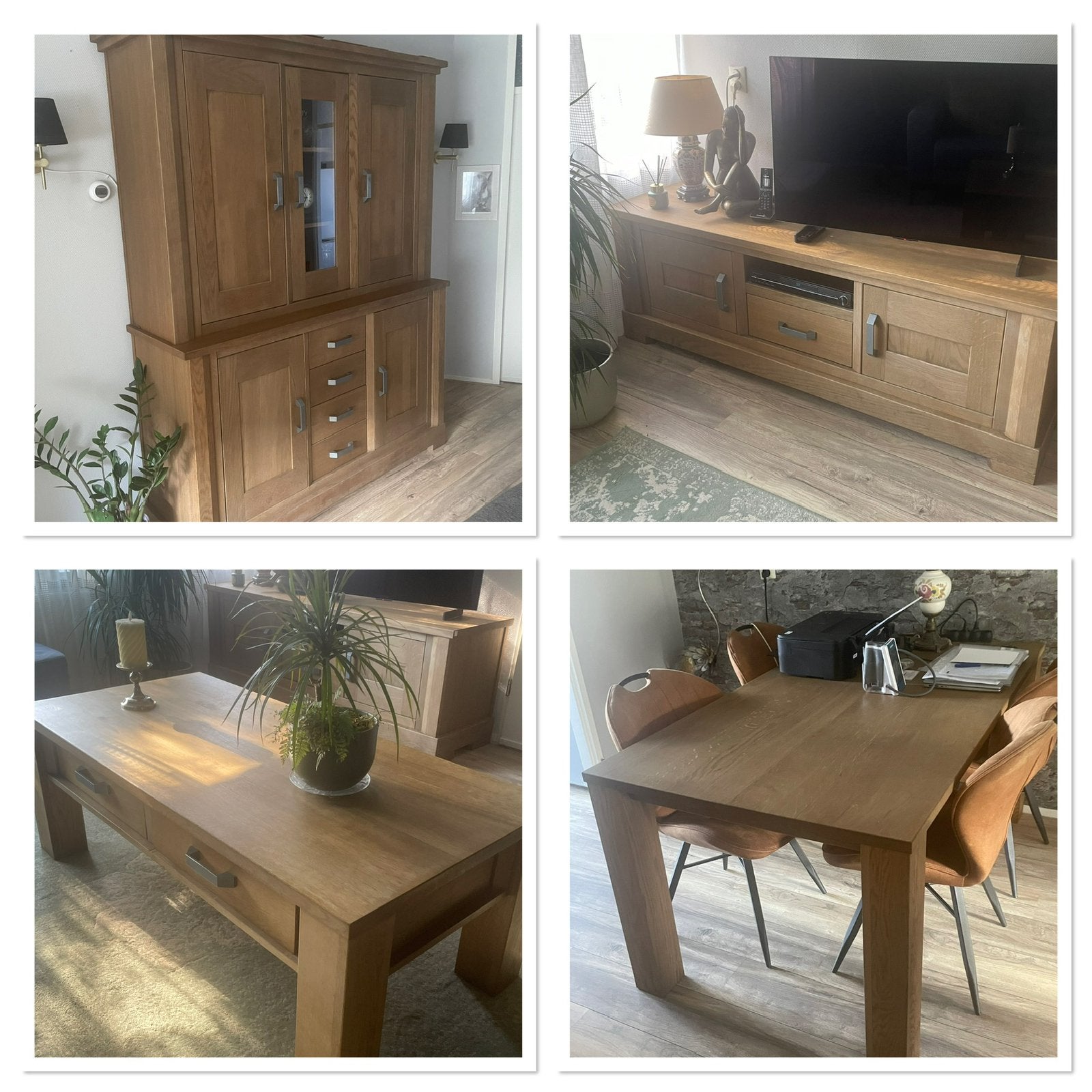 Complete inboedel licht hout, Ophalen