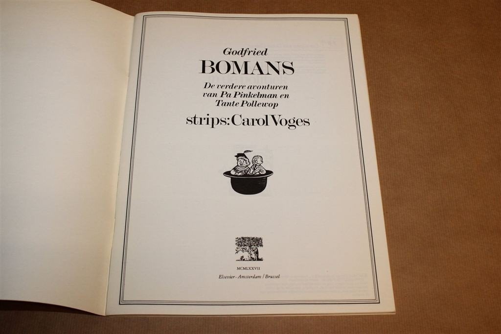 De Verdere Avonturen van Pa Pinkelman — Bomans, Strip 1977, Boeken, Eén stripboek, Ophalen of Verzenden, Gelezen