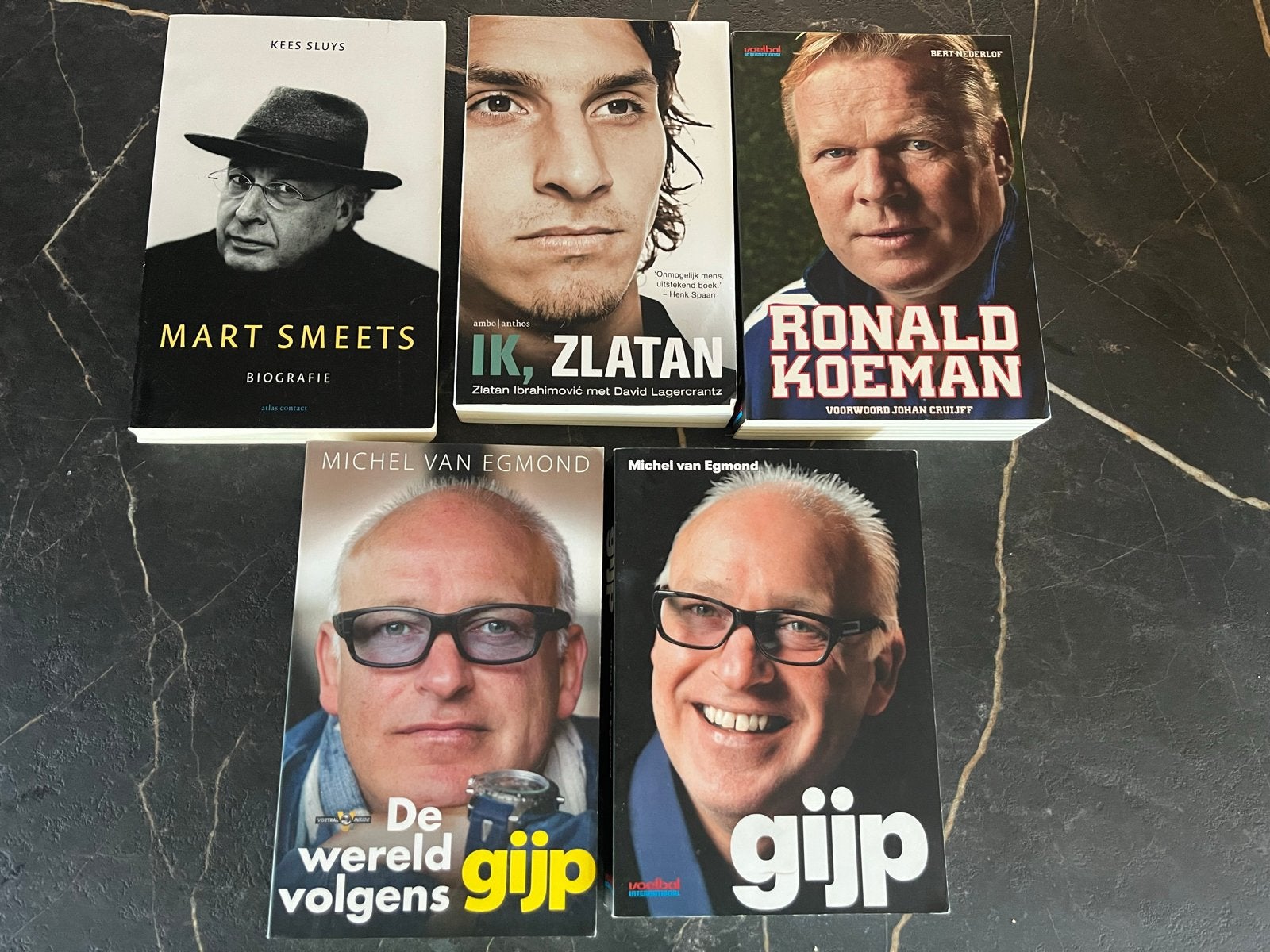 Biografieën van Sporticonen en Gijp Boeken, Ophalen, Zo goed als nieuw, Sport