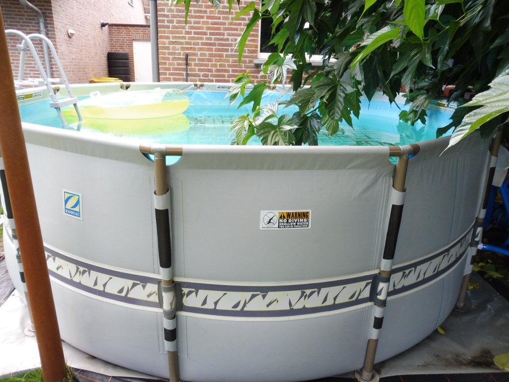 Zodiac zwembad Rond 3,75 x 1,25 meter met pomp / zandfilter, Gebruikt, Rond, 300 cm of meer, Opzetzwembad