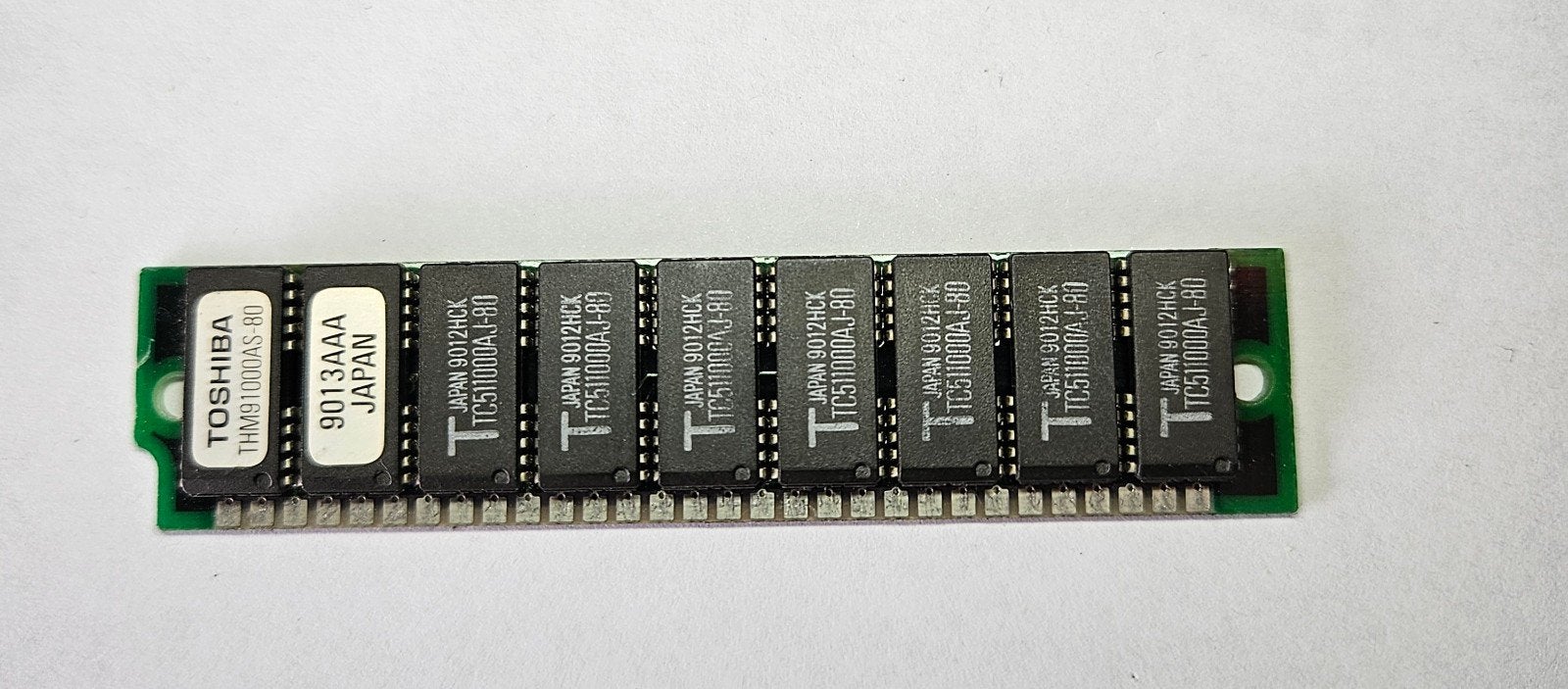 Toshiba 1MB 30-pin SIMM – THM9100AS-80 – retro PC, Computers en Software, RAM geheugen, Ophalen of Verzenden, Overige soorten