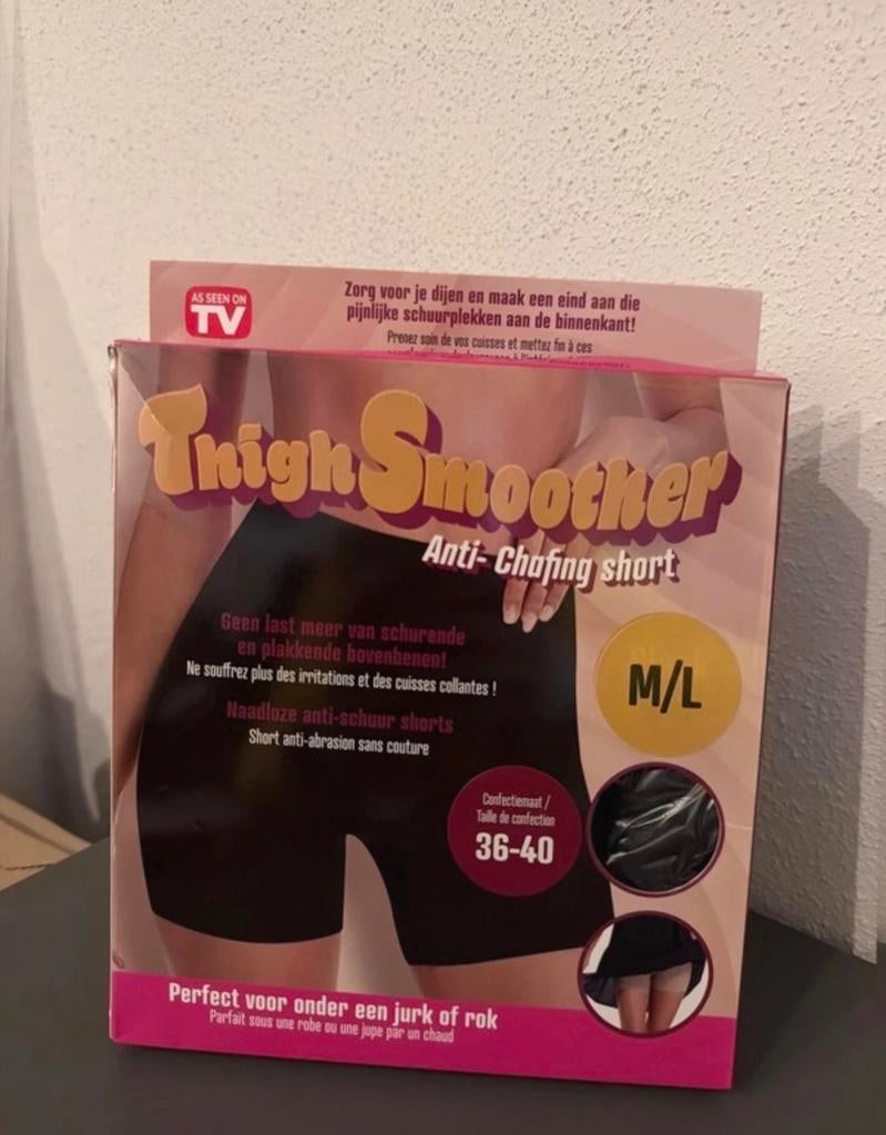 Thigh Smoother Anti-Chafing Short M/L, Ophalen of Verzenden, Zwart, Broekje of Short