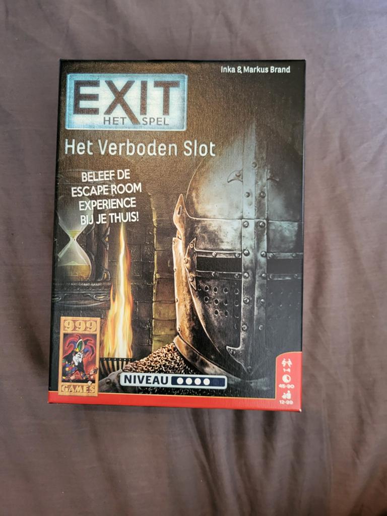 EXIT Het Spel: Het Verboden Slot - Escape Room Game, Een of twee spelers, Ophalen of Verzenden, Zo goed als nieuw, 999 Games