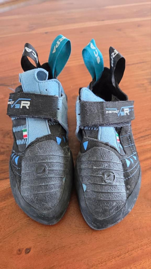 Scarpa instinct VSR maat 35 boulderschoenen, Sport en Fitness, Klimsport, Ophalen of Verzenden, Zo goed als nieuw, Klimsportschoenen