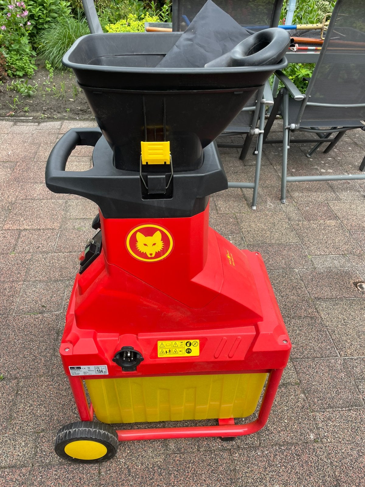 WOLF Garten SDE 2800 EVO hakselaar versnipperaar, Ophalen, Zo goed als nieuw, Elektrisch, Met opvangbak