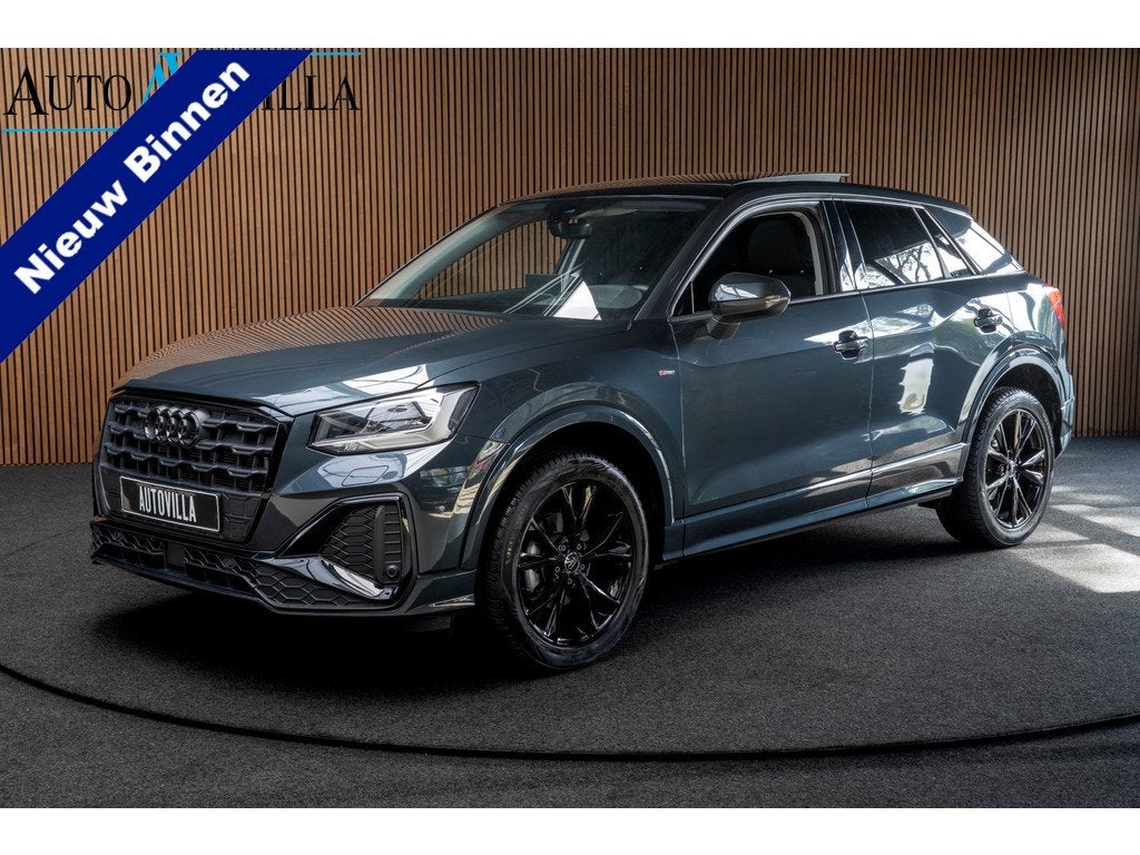 Audi Q2 35 TFSI S-Line Panodak Virtual Camera Leder Navi ACC, Auto's, Audi, Automaat, 4 cilinders, 150 pk, Bedrijf