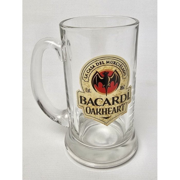 # Bacardi oakheart pull glas model 12, Verzamelen, Ophalen of Verzenden, Gebruikt, Borrel- of Shotglas