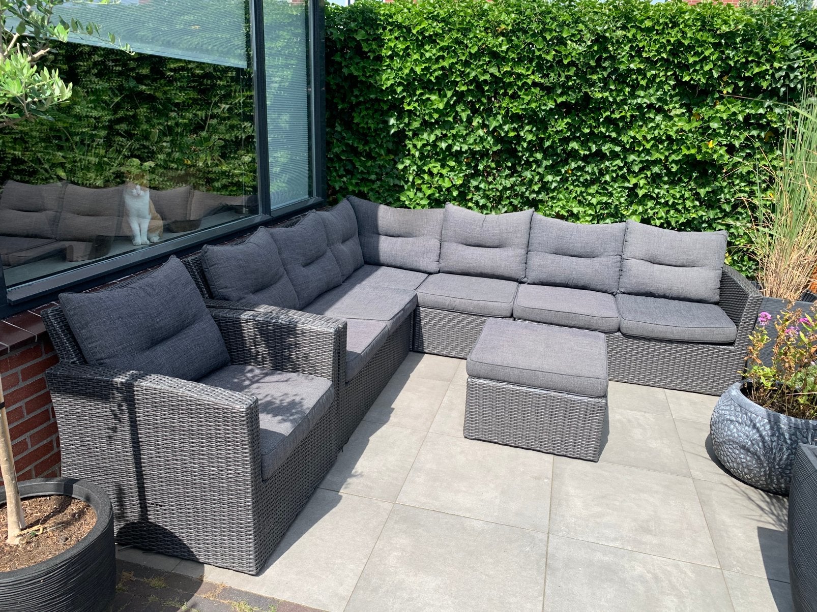 Tuinset - Loungeset, Ophalen, Kunststof, Zo goed als nieuw, Loungeset