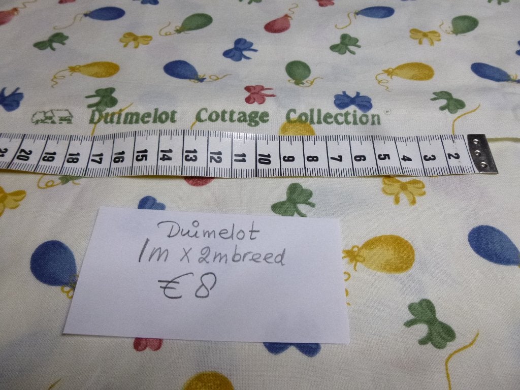 Duimelot kinder katoen 1 x 2m, Overige kleuren, 120 cm of meer, Nieuw, Ophalen of Verzenden
