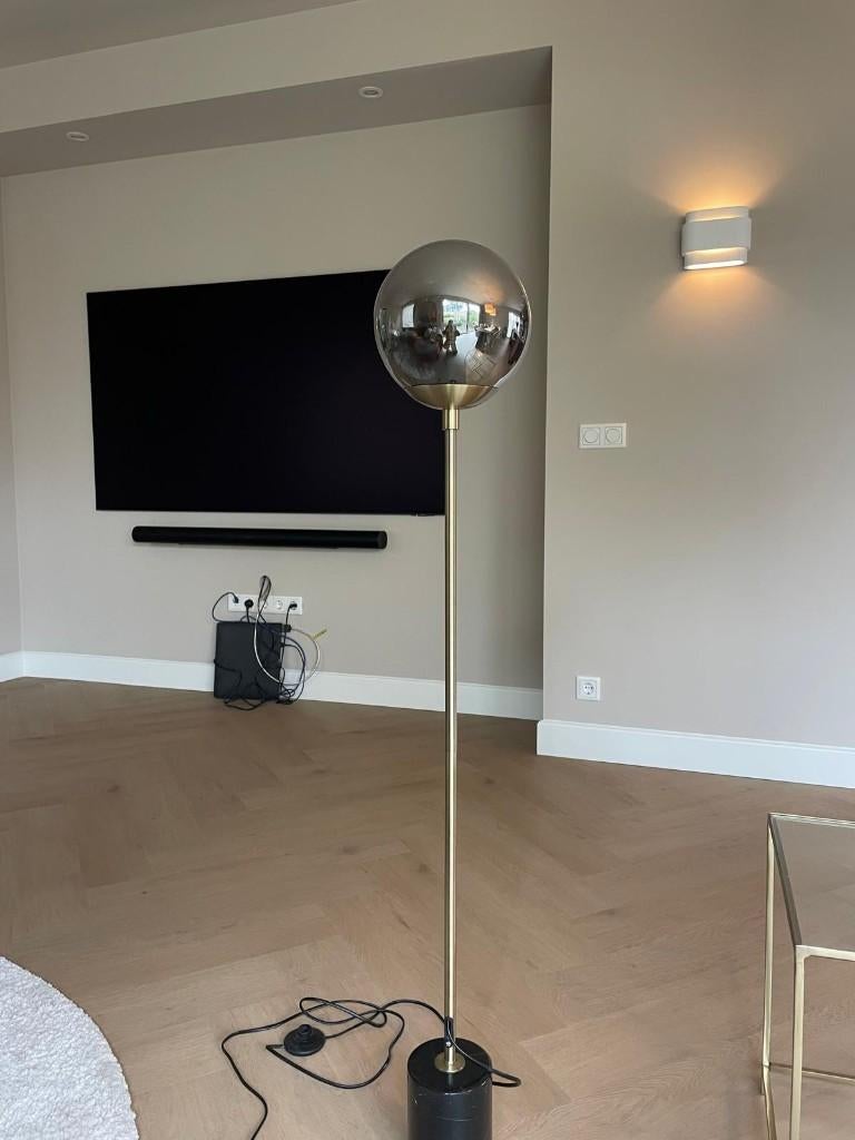 Vloerlamp, Ophalen, Zo goed als nieuw, Glas, 150 tot 200 cm