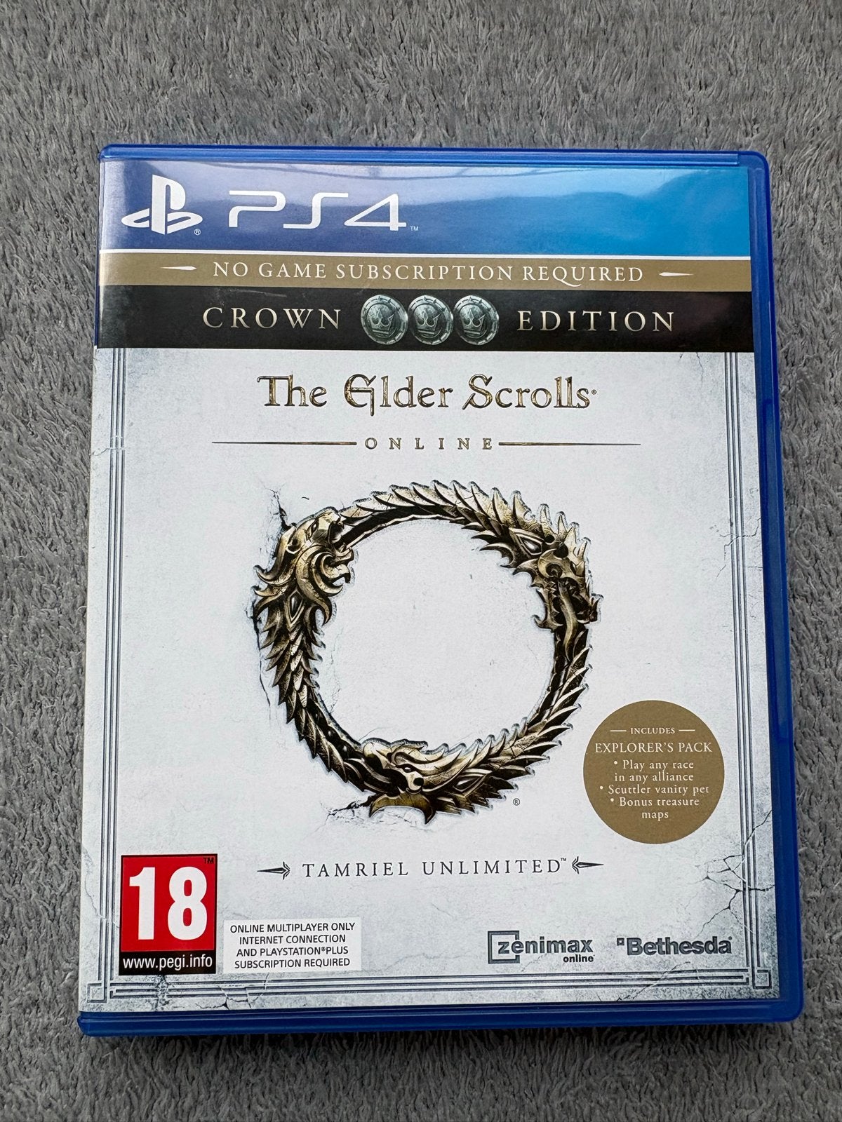 The Elder Scrolls Online: Tamriel Unlimited PS4, Online, Vanaf 18 jaar, Ophalen of Verzenden, Zo goed als nieuw