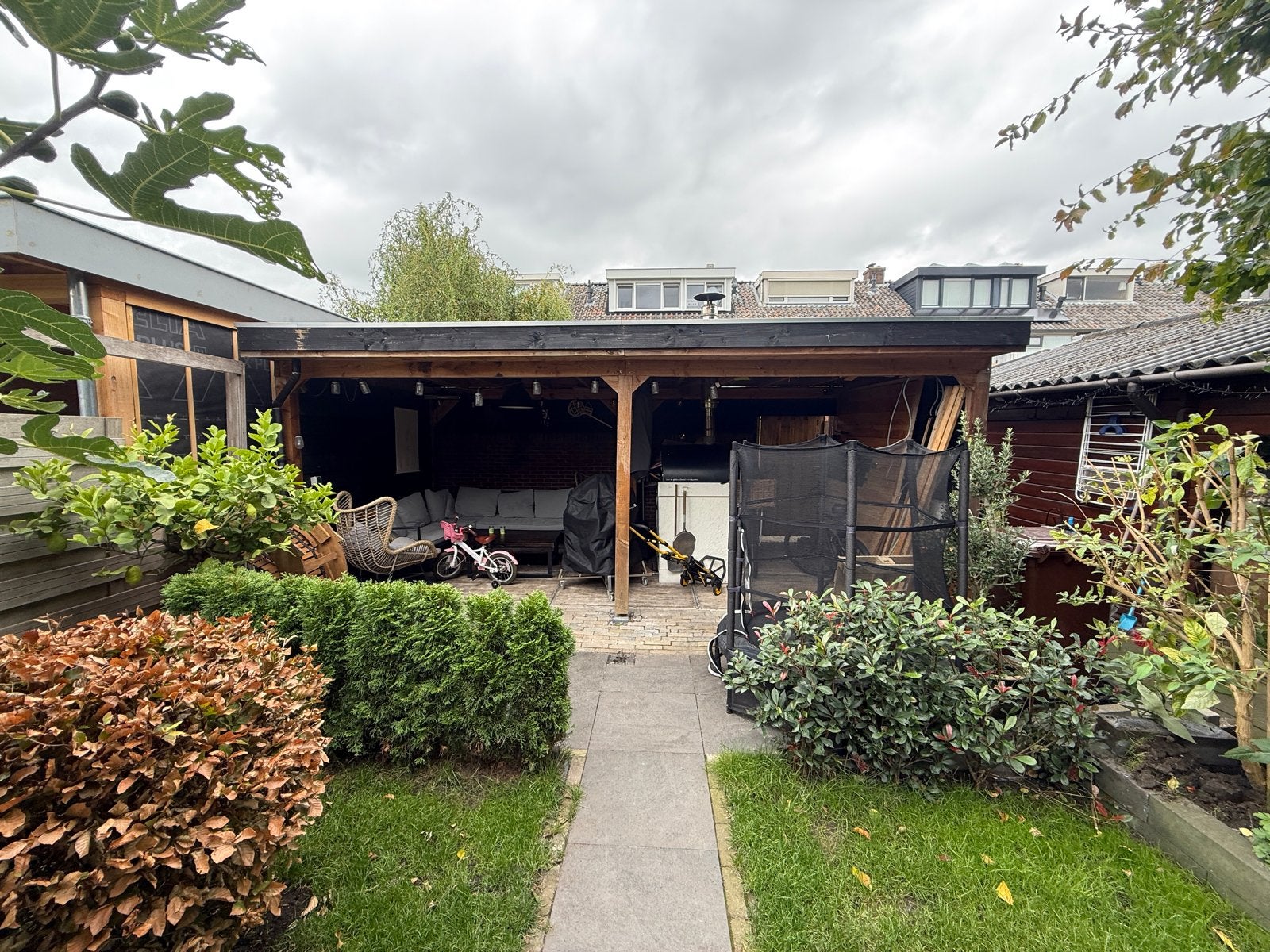 Mooie Douglas overkapping  6x3 met twee zijwanden, Tuin en Terras, Ophalen, Gebruikt, Overige typen
