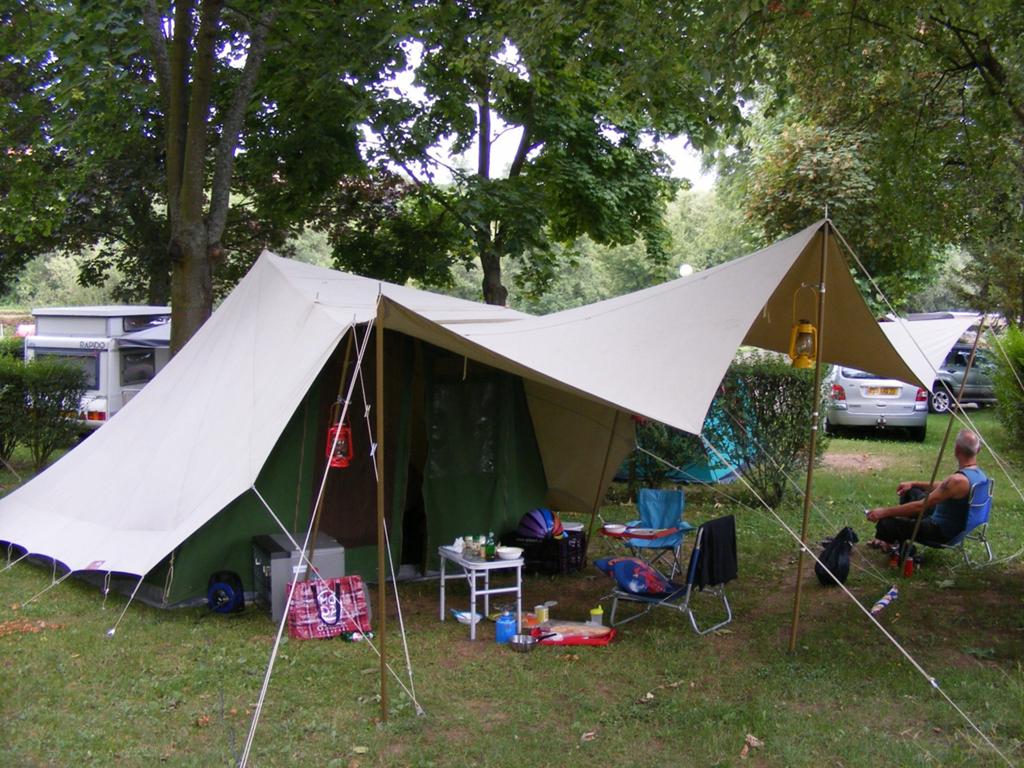 De Waard lepelaar met varioluifel, Caravans en Kamperen, Tenten, Ophalen, Gebruikt