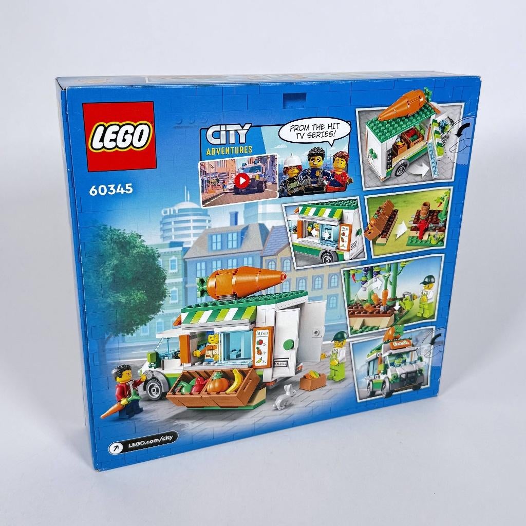 LEGO City 60345 Boerenmarkt Bus – Nieuw, Kinderen en Baby's, Speelgoed | Duplo en Lego, City, Lego, Nieuw, Ophalen of Verzenden