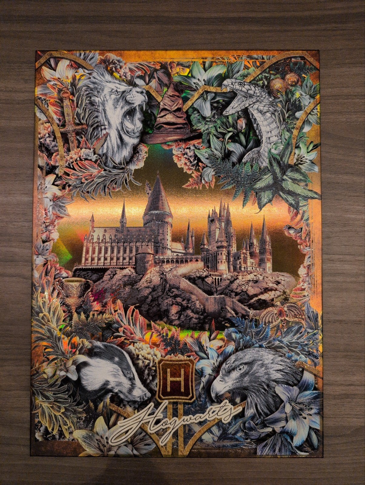 Displate Limited Edition Harry Potter: The Four Houses, Verzamelen, Ophalen of Verzenden, Zo goed als nieuw, Boek of Poster