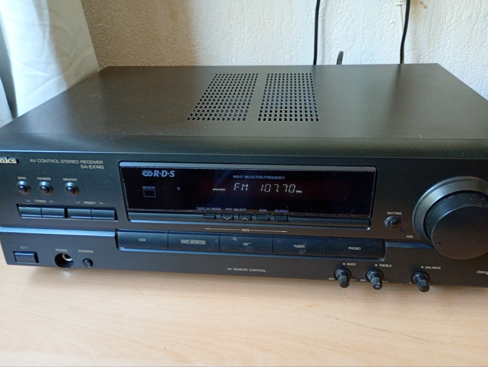 Technics SA-EX140 Receiver, Overige merken, Gebruikt, Ophalen of Verzenden, 60 tot 120 watt