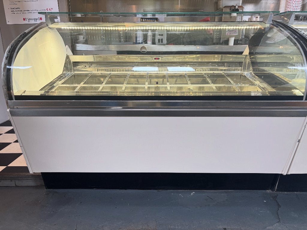 Professionele IFI Lunette Gel 160 18 baks ijsvitrine, 2016, Ophalen, Gebruikt, Koelen en Vriezen