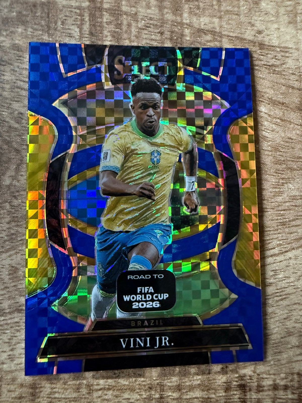 Vini Jr. Panini Select Road to FIFA World Cup 2026, Ophalen of Verzenden, Zo goed als nieuw, Buitenlandse clubs, Spelerskaart